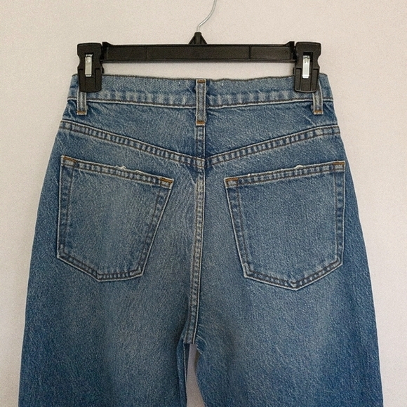 Reformation Chiara Ankle Ties Straight Leg High Rise Jean in Shasta NWT - Picture 9 of 11